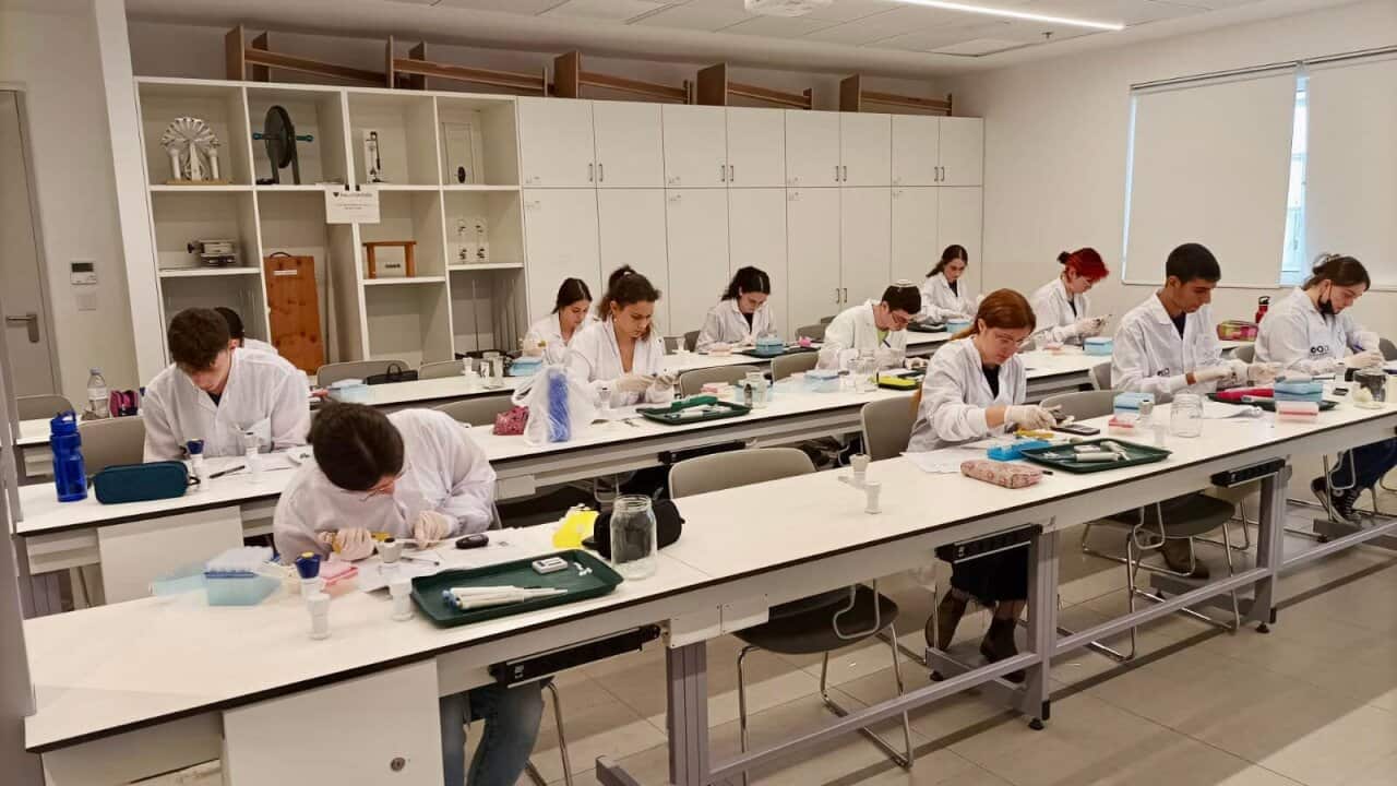 Students at the Lab