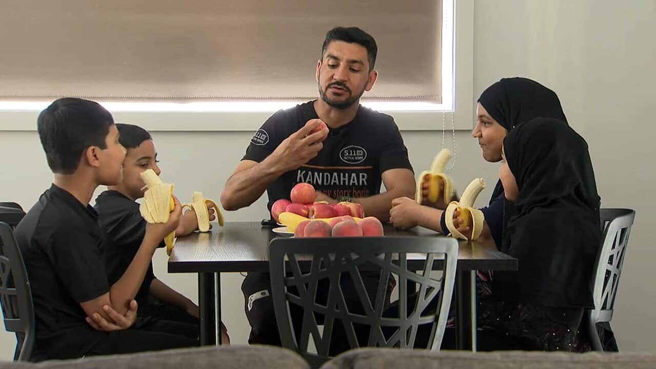 Ahmad Shah Shahi and his family in Australia