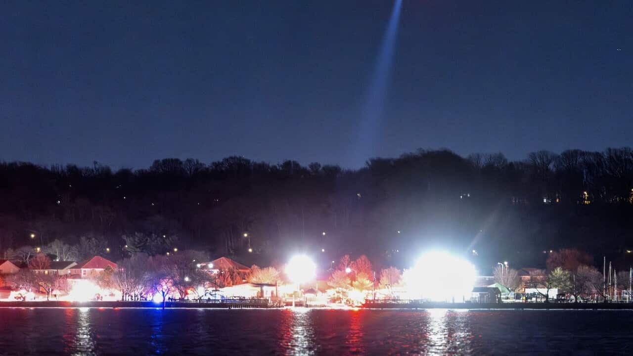 Passenger airline crash in Washington DC