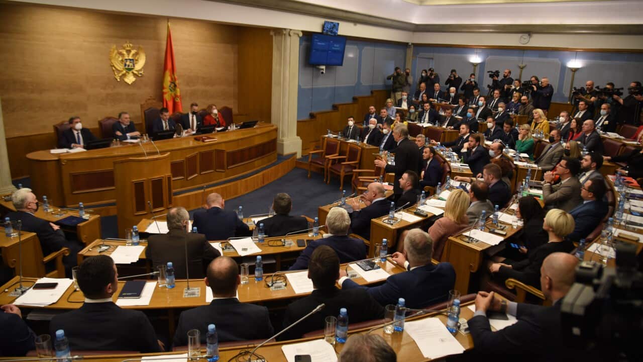 MONTENEGRO PARLIAMENT GOVERNMENT CONFIDENCE VOTE