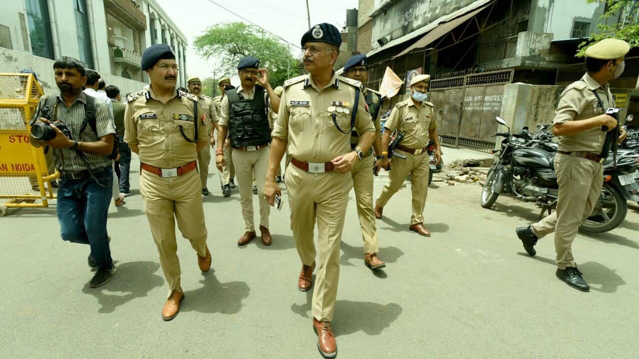 police patrol streets