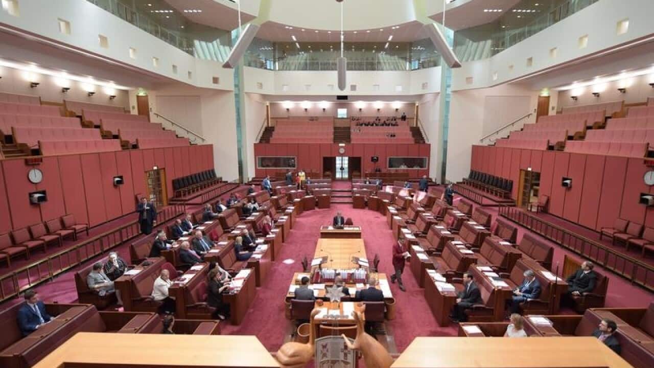 An overview of the Senate chamber
