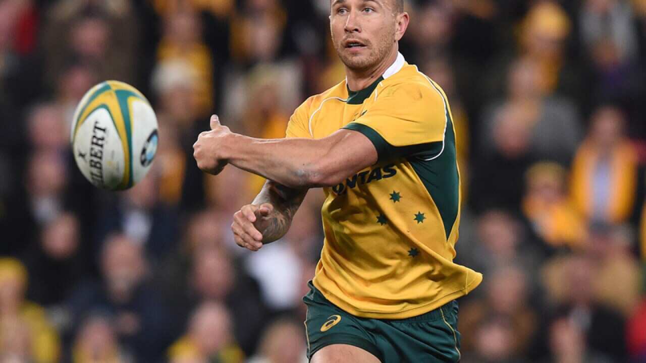 Wallabies player Quade Cooper