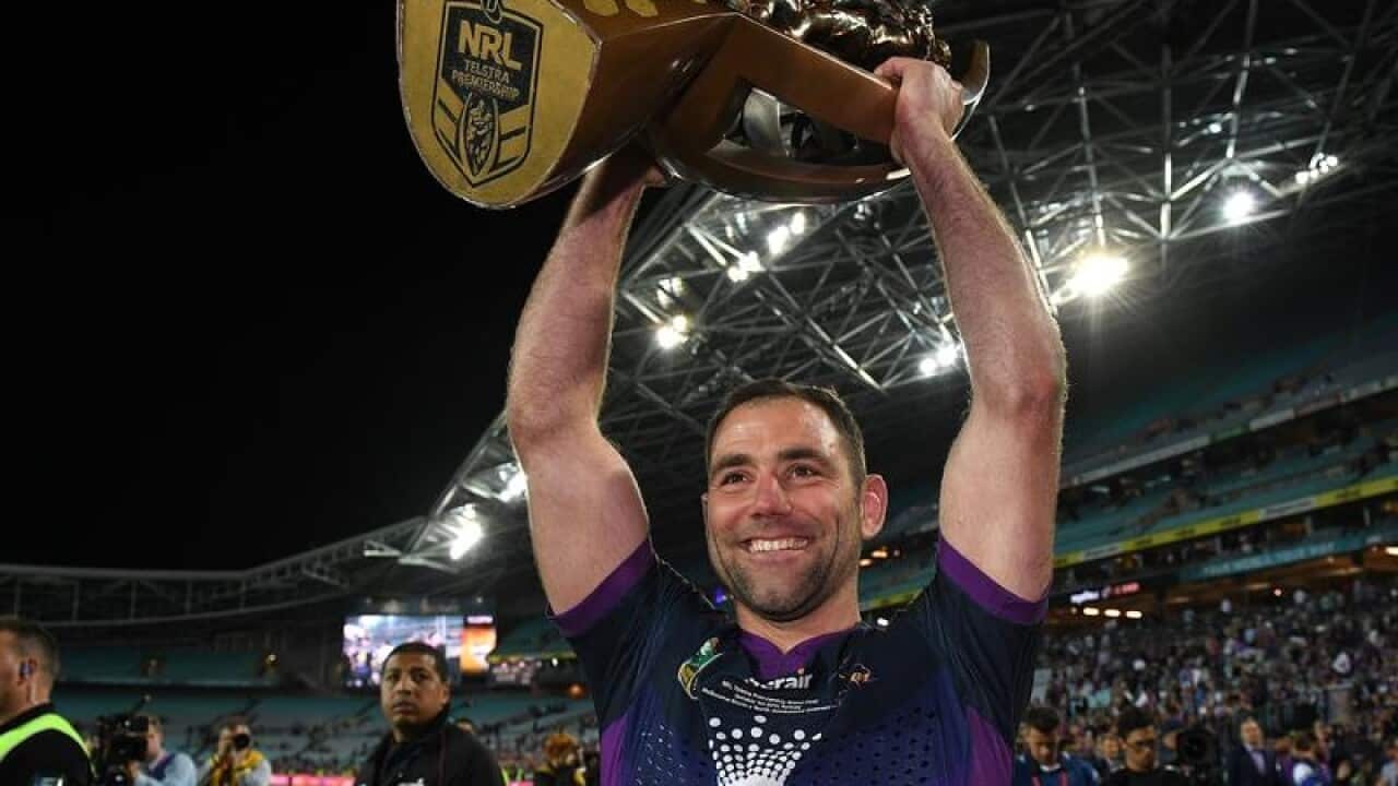 Melbourne Storm captain Cameron Smith.