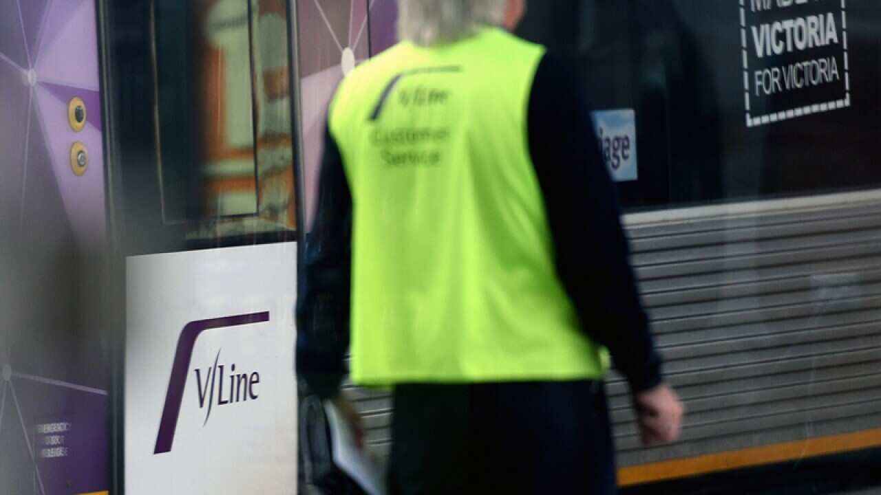 V Line stock at Southern Cross Station