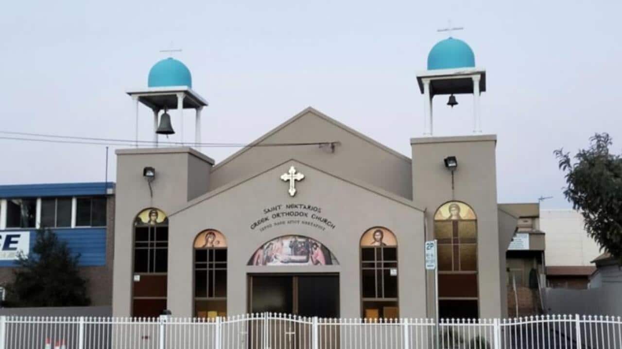 St Nektarios church in Woolongong