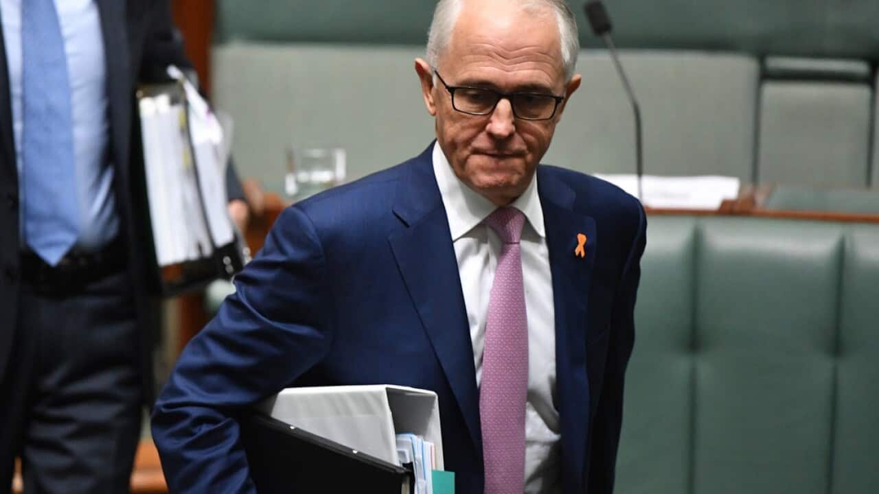 Prime Minister Malcolm Turnbull at Question Time on Thursday.