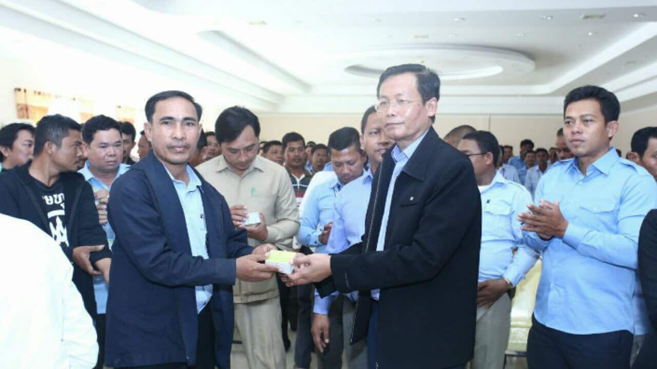 National Social Security Fund (NSSF) provide health care cards Tok Tok drivers.