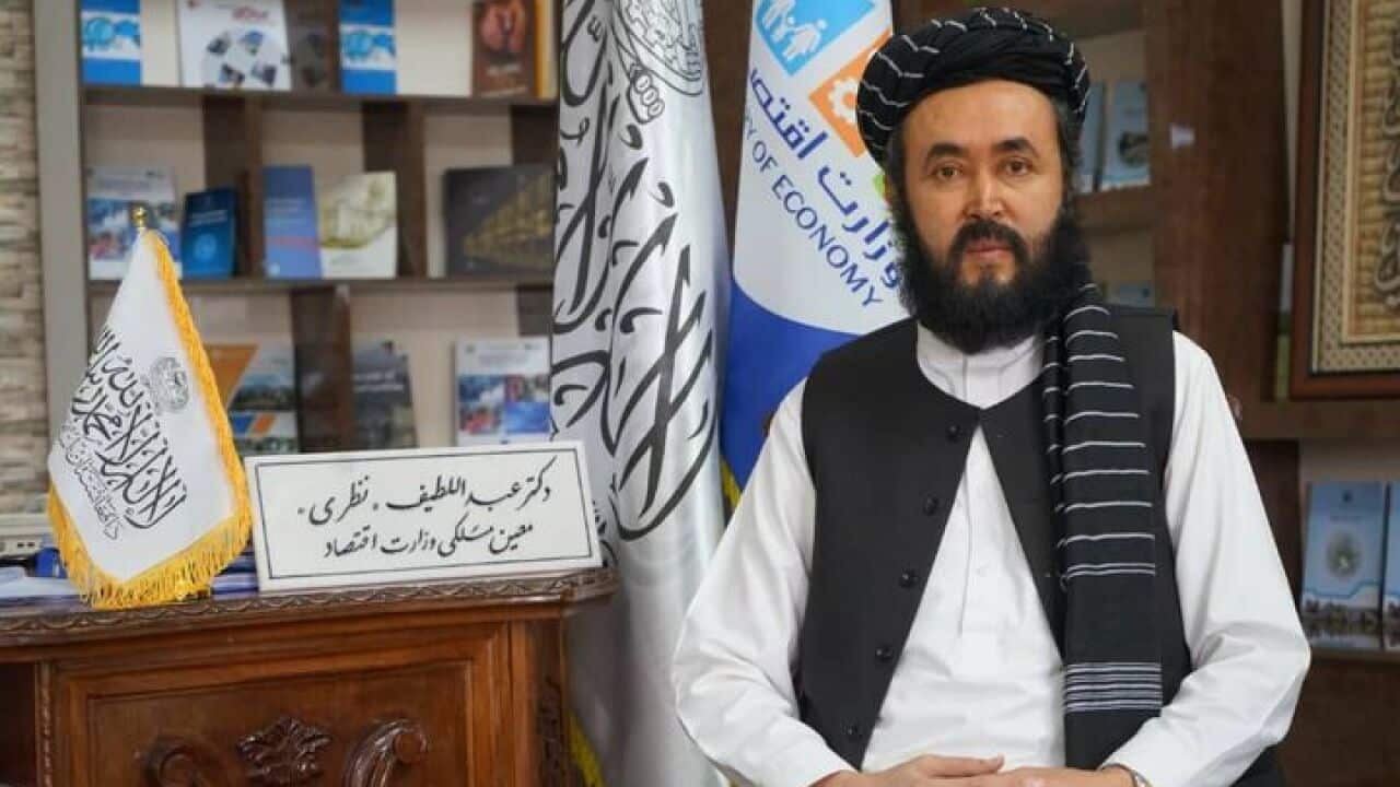 عبداللطیف نظری معِن وزارت اقتصاد حکومت طالبان.jpg