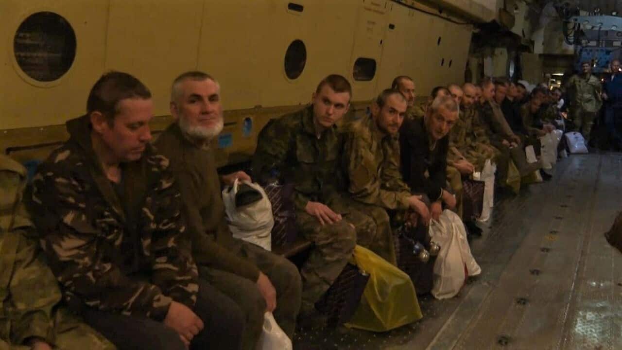 Russia: Released Russian prisoners-of-war return home