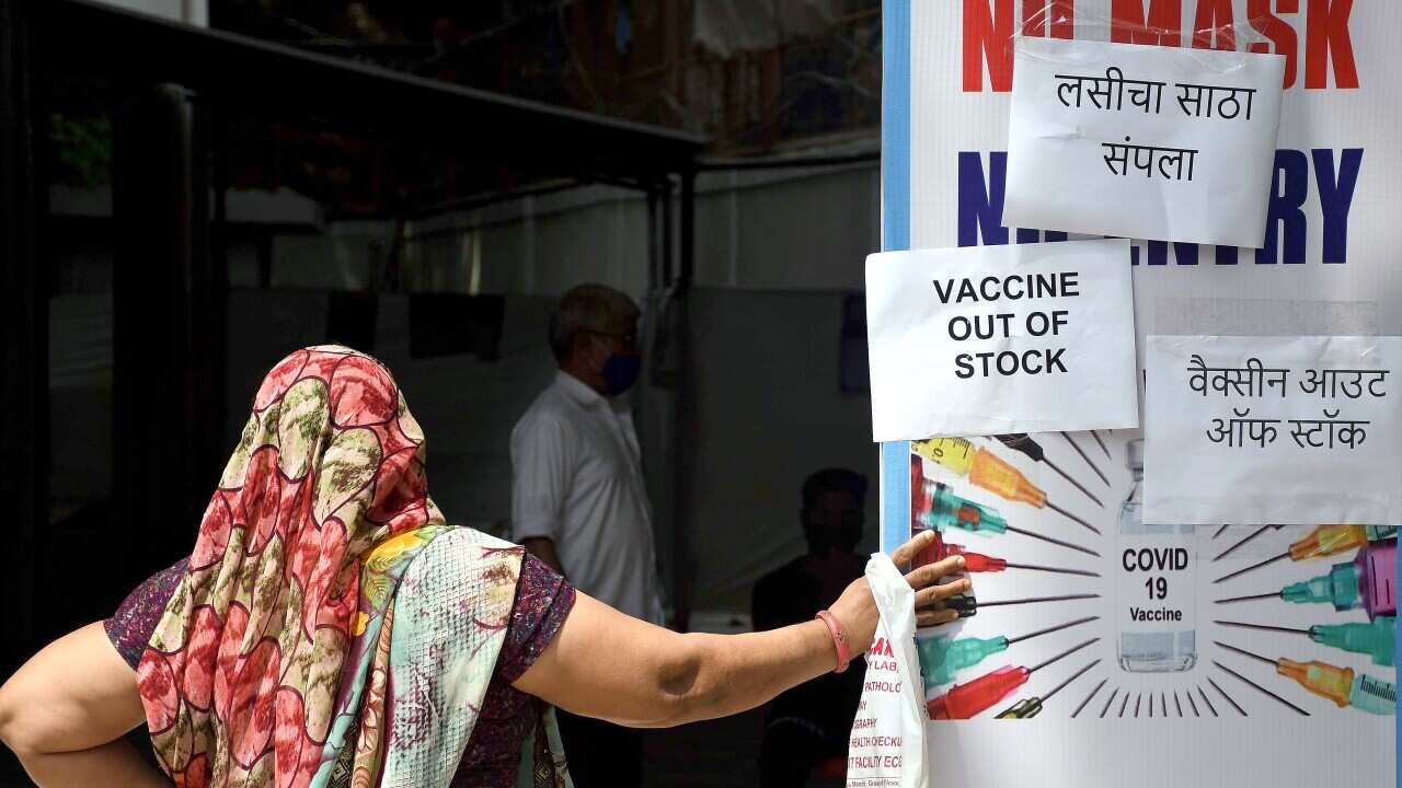 COVID-19 vaccination center in Dharavi Health post
