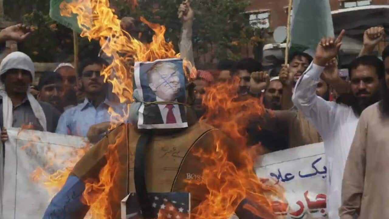 Protests in Pakistan as US cuts aid