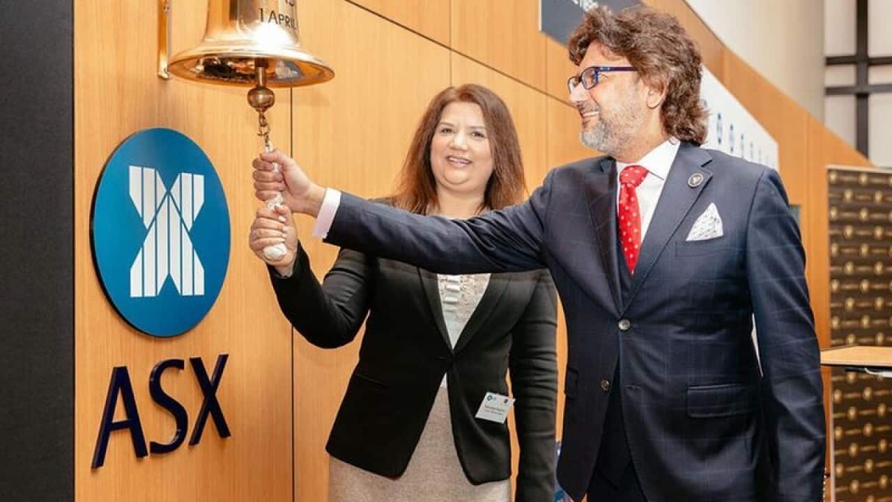Victory Offices CEO Dan Baxter and COO Manisha Angirish at the ASX