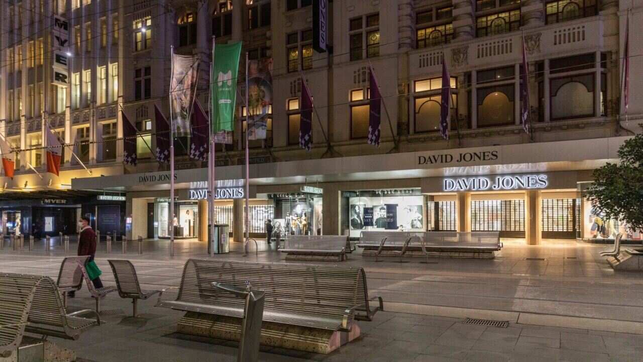 Empty Burke Street Mall - AAP/Kim Christian