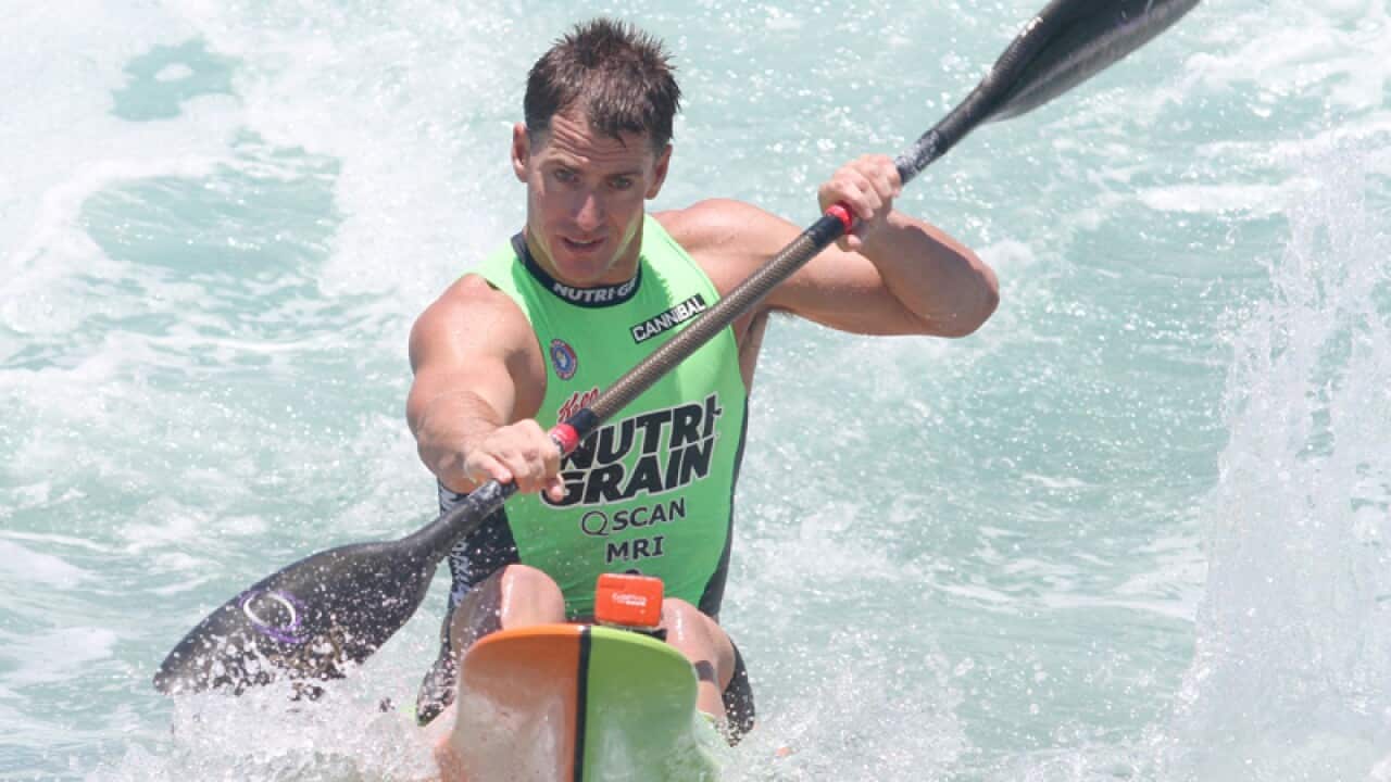 Race winner Shannon Eckstein