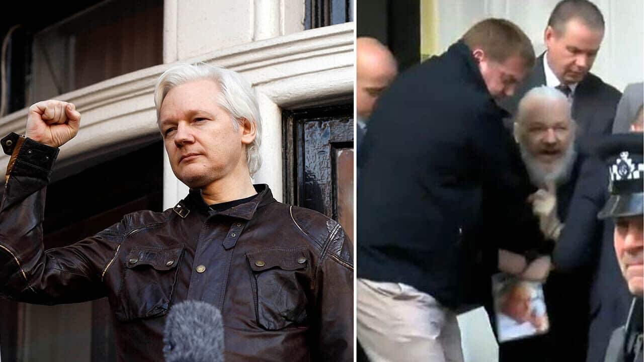 Wikileaks founder Julian Assange has been arrested after he was kicked out of the Ecuadorian embassy.