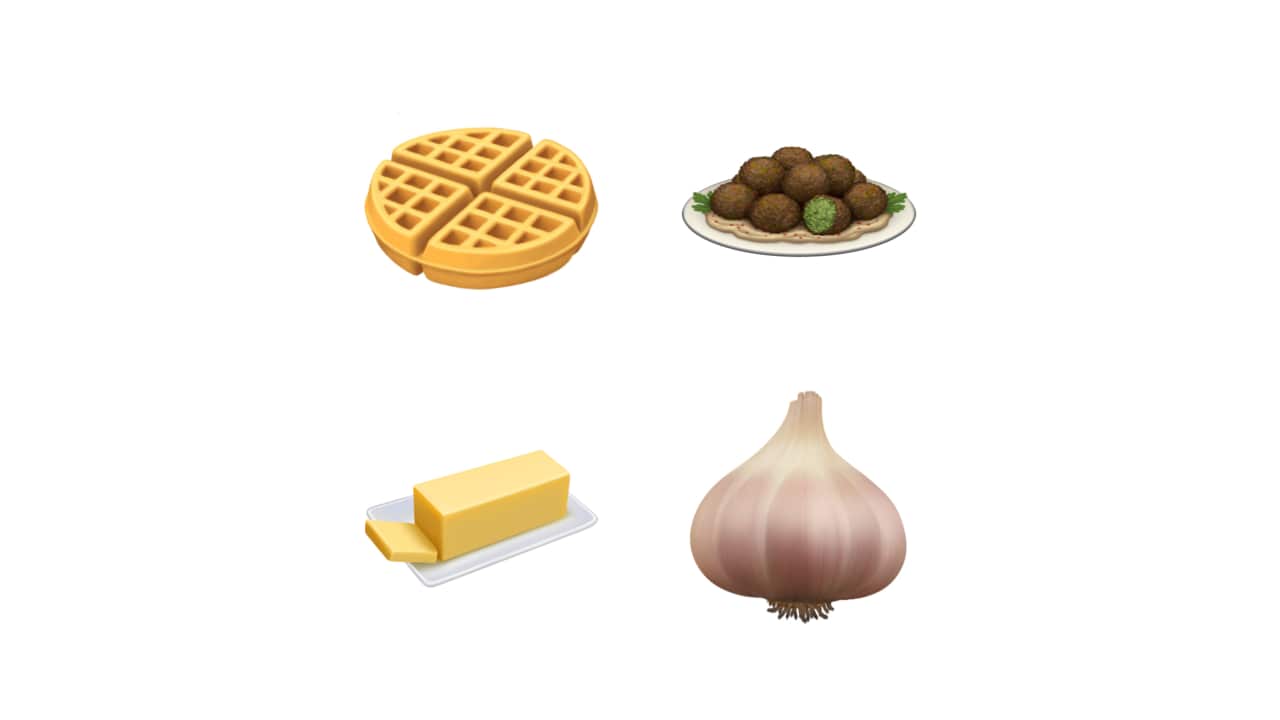 Waffle and falafel emojis are coming to a screen near you SBS Food