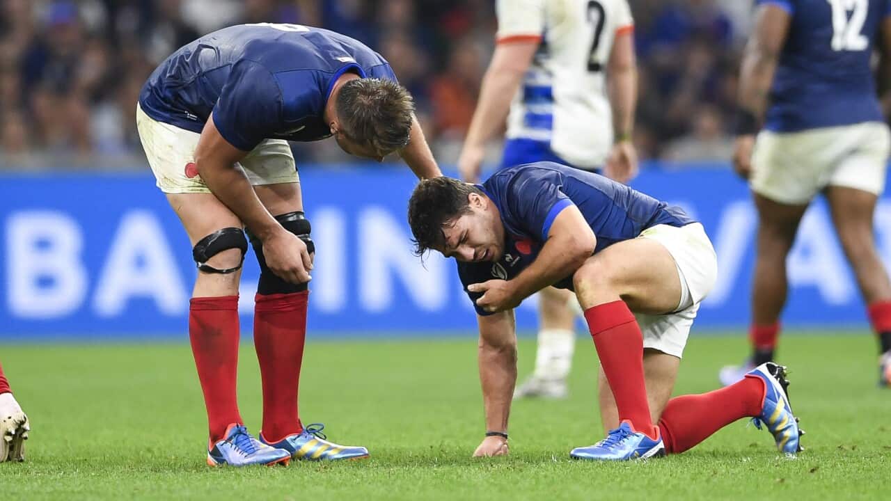RWC - Antoine Dupont Injured