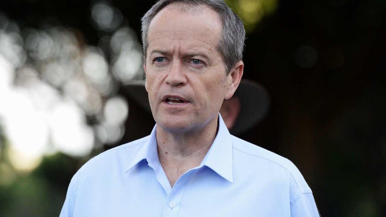 Leader of the Opposition Bill Shorten at a press conference as part of the 2016 election campaign in Darwin, Friday, May 27, 2016. (AAP Image/Mick Tsikas) NO ARCHIVING