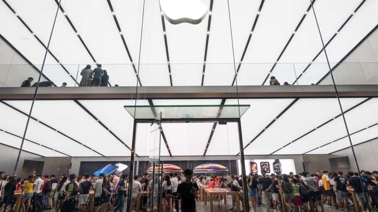 A Guangzhou Apple store.