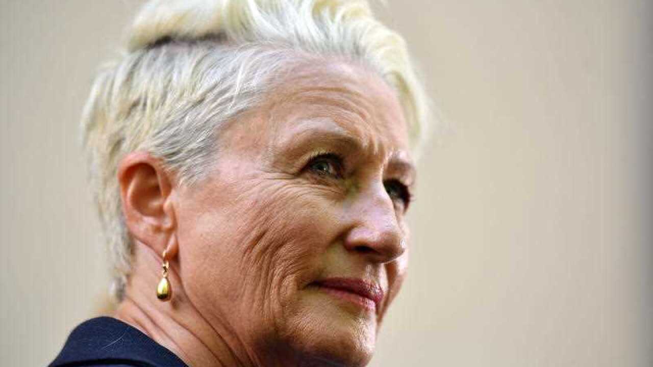 Independent Member for Wentworth Kerryn Phelps at a press conference at Parliament House in Canberra,