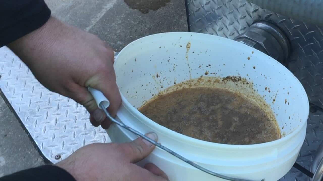 Sludge made from food waste