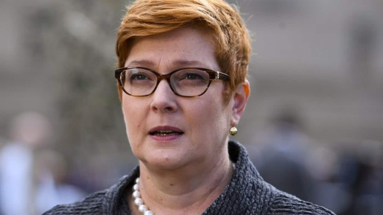 Australia’s Foreign Minister Marise Payne