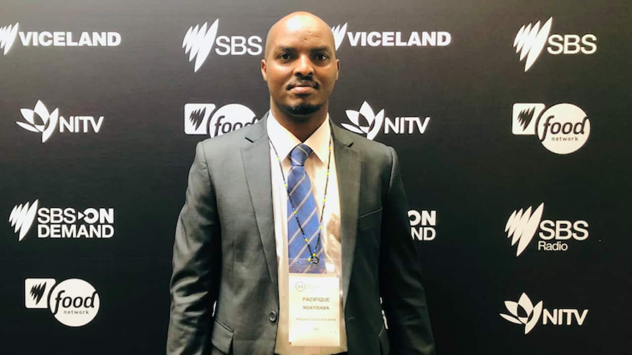 Pacifique Ndayisaba at the Metropolis conference 2018