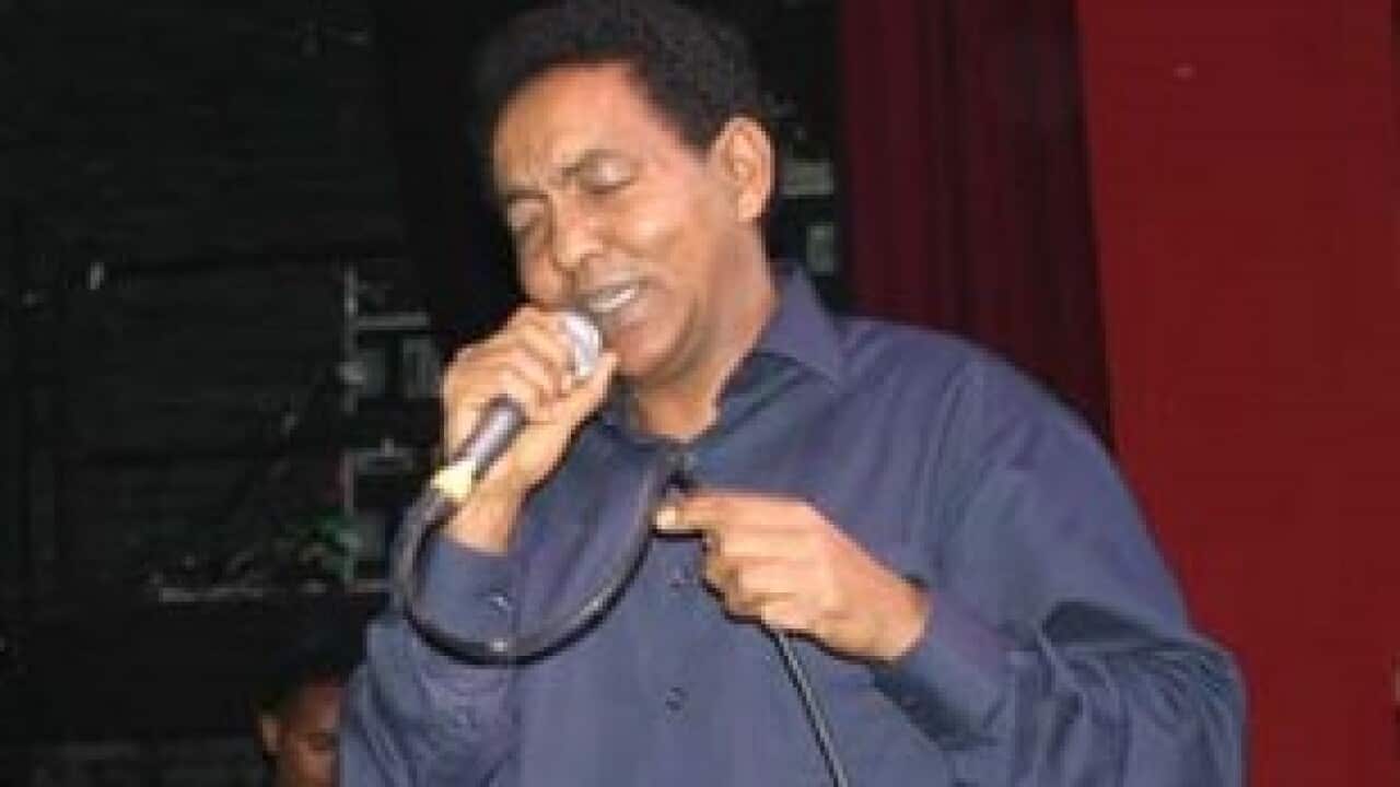 Abrar performing in the concert