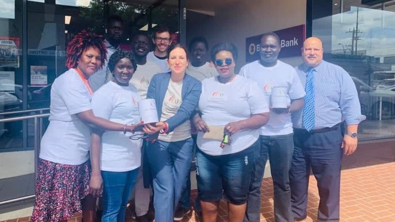 South Sudanese community members donated $2532 to Bushfire Disaster Appeal on Friday 24 January