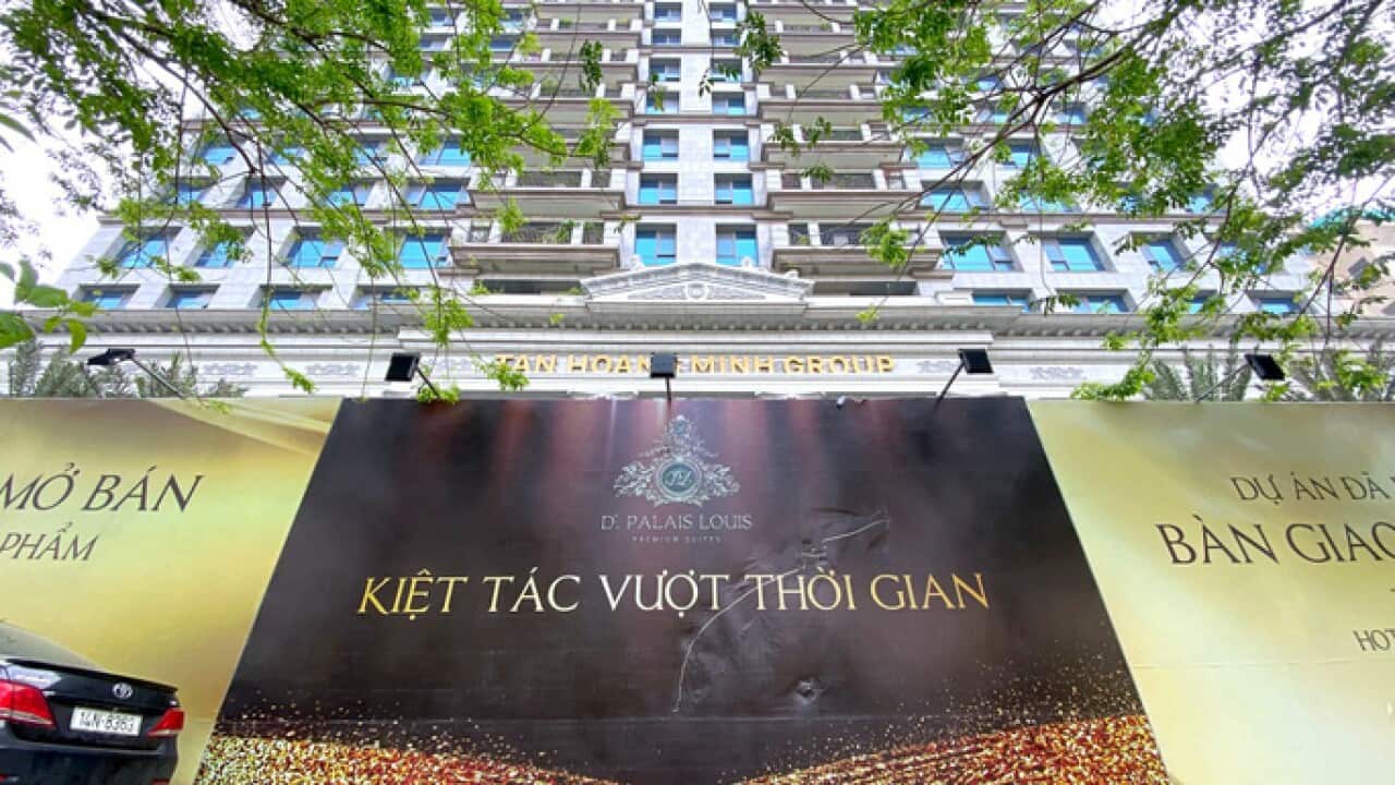 Dự án D'. Palais Louis của Tân Hoàng Minh trên 10 năm vẫn chưa hoàn thành.