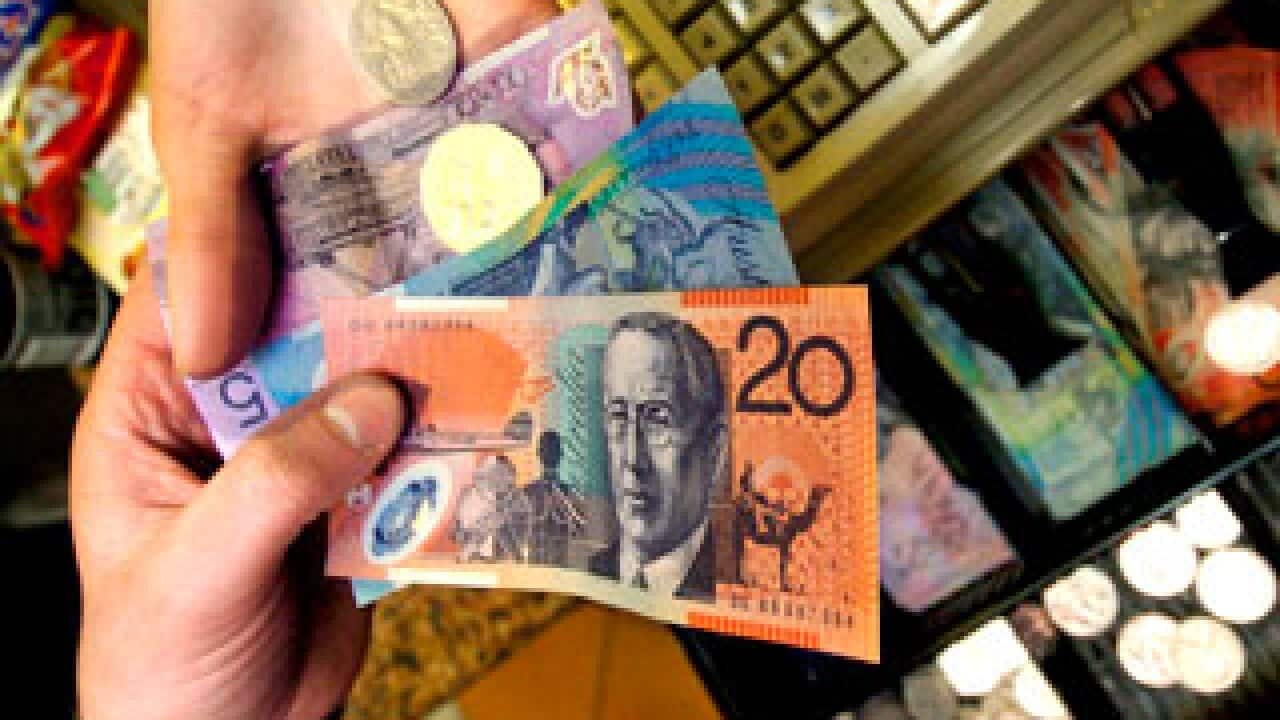 aust currency till (AAP)