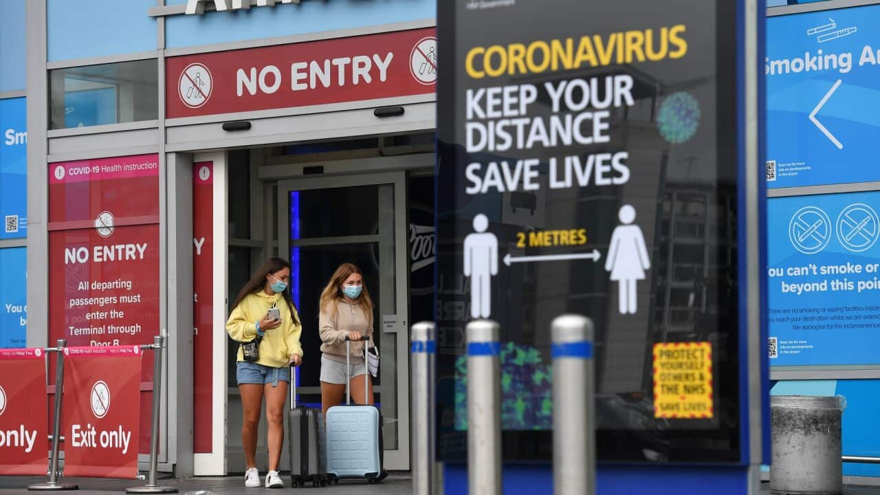 People arriving into England's Birmingham Airport from holidays in Spain have been told they must quarantine