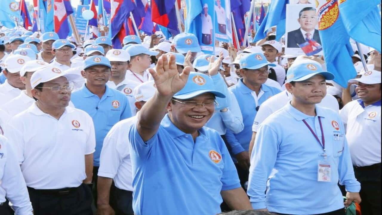 Cambodian Prime Minister Hun Sen.