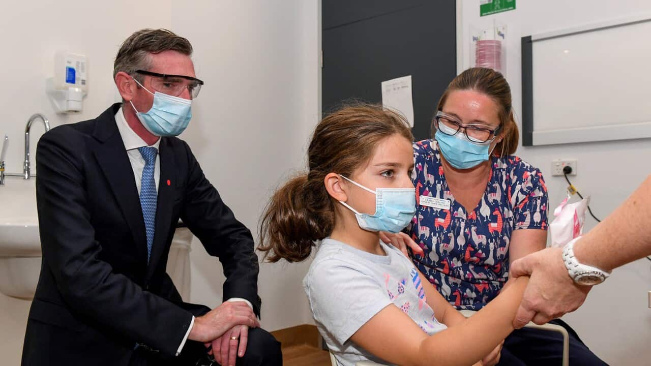 Children aged 5-11 years old started to receive their first dose against Covid-19 in Sydney.
