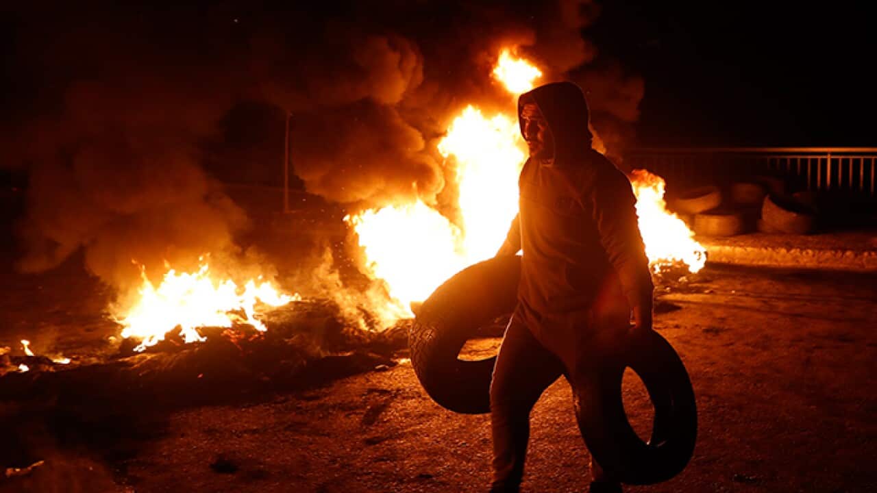 protest against Lebanese Foreign Minister Gibran Bassil, in Beirut, Lebanon