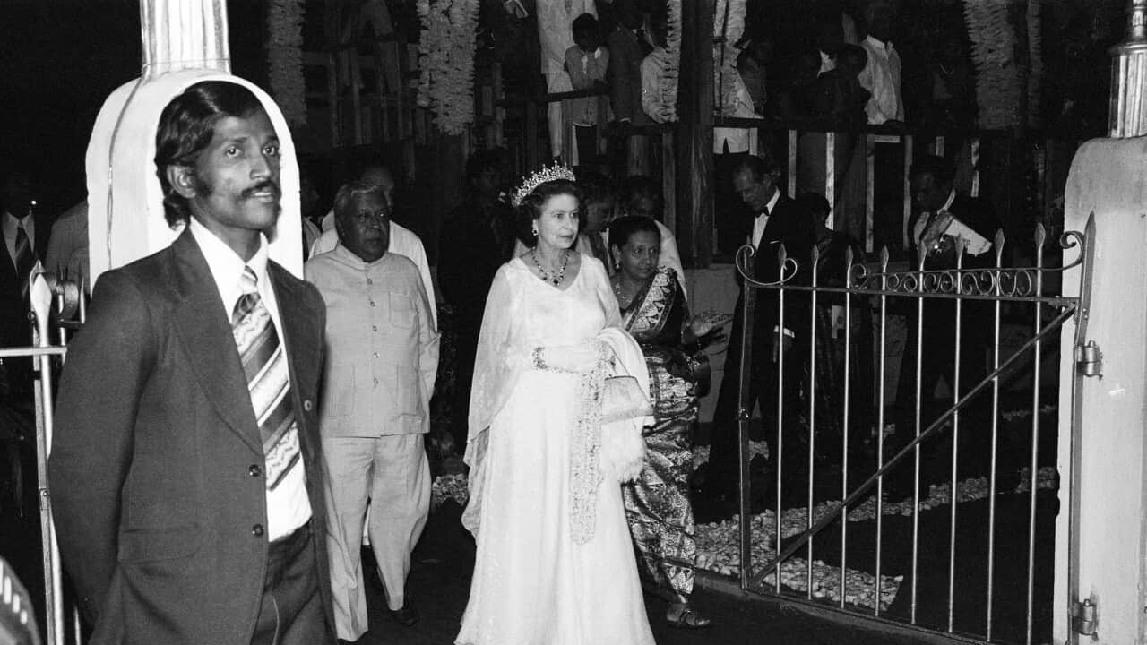 The Queens Royal vist to Sri Lanka