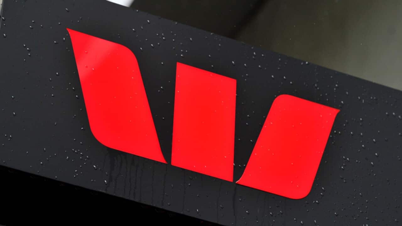 Westpac bank signage