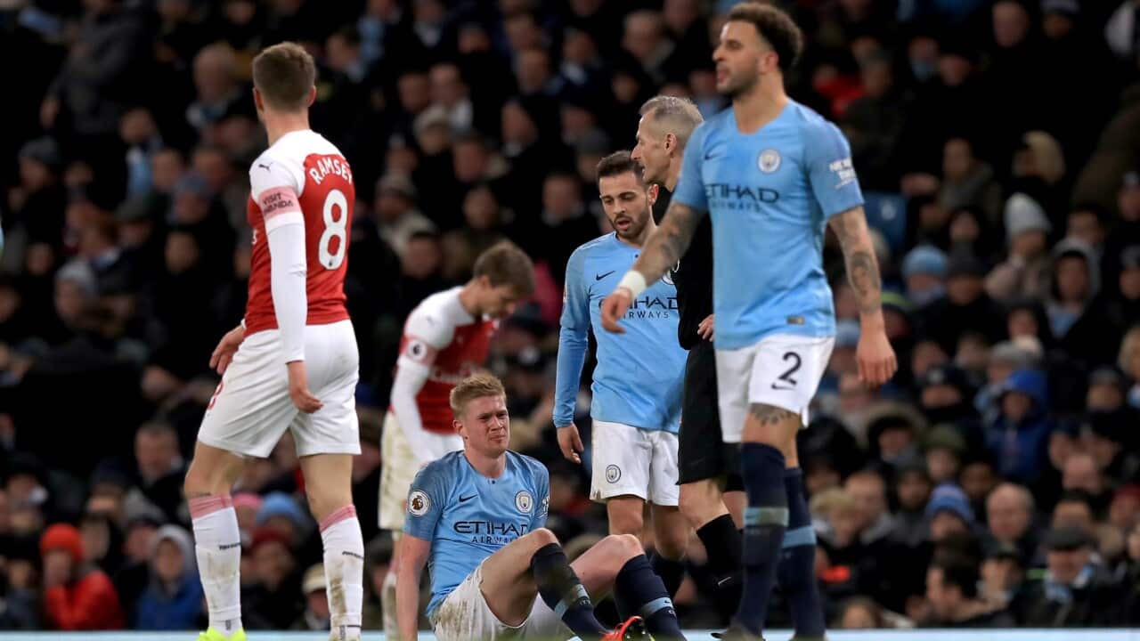 Arsenal players self-isolating as match with Manchester City is