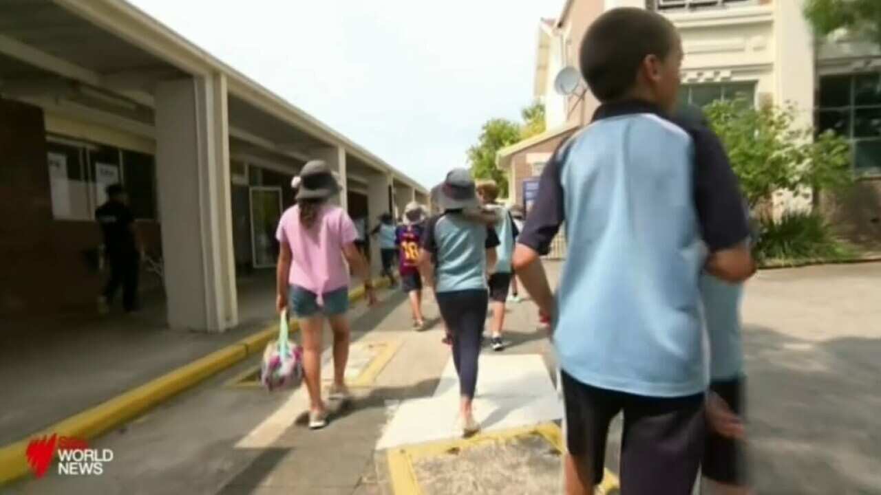 Nerves and excitement on first day back at school | SBS News