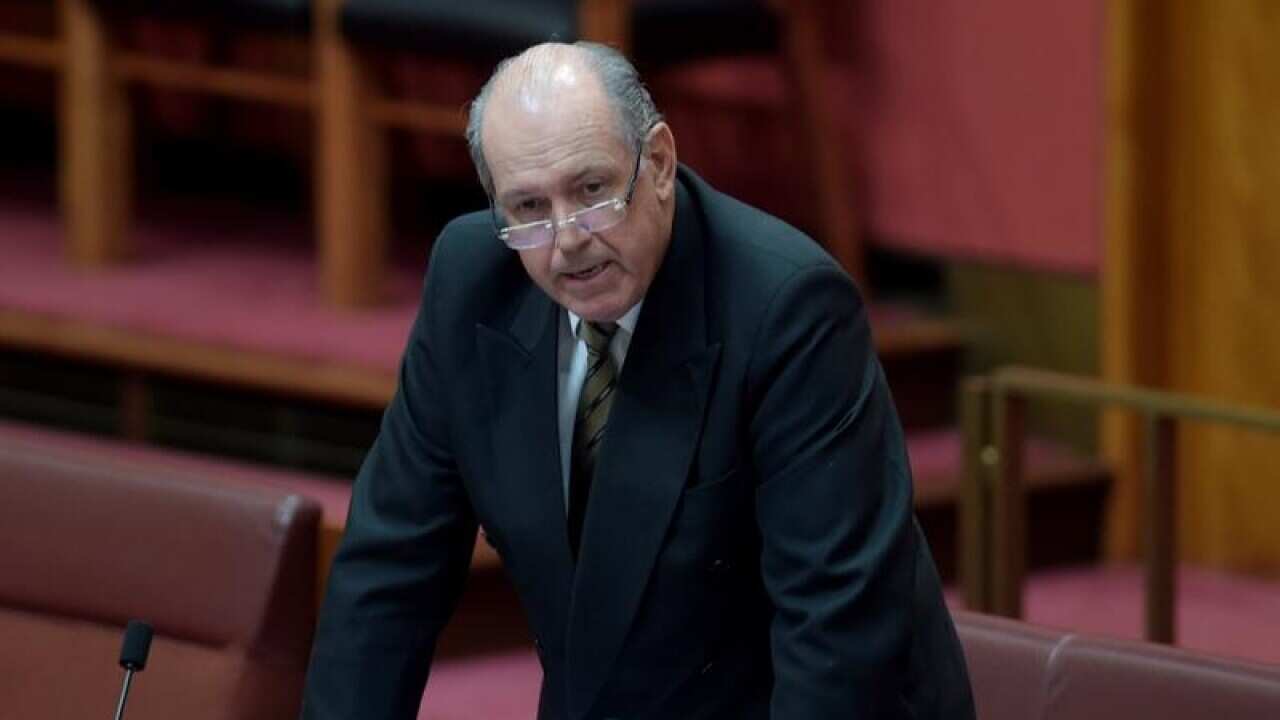 Former Defence Minister Senator David Johnston