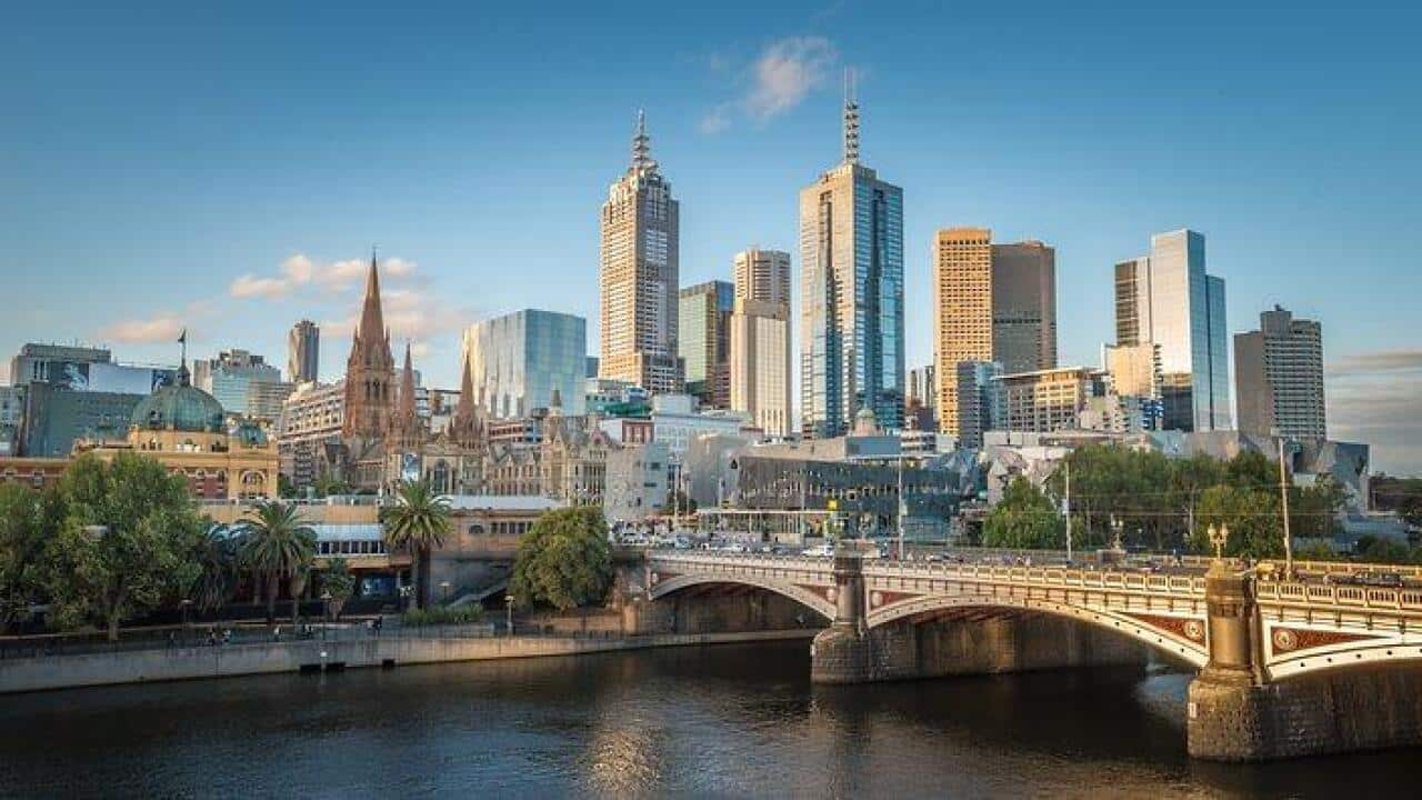 The city of Melbourne, Australia.