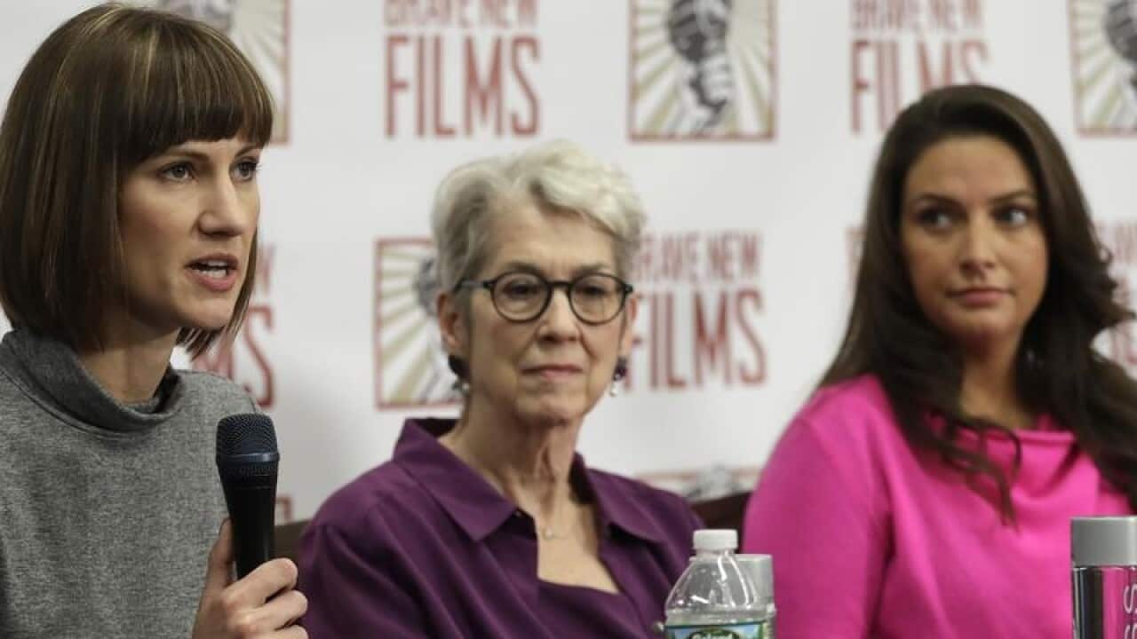 Rachel Crooks, Jessica Leeds, and Samantha Holvey