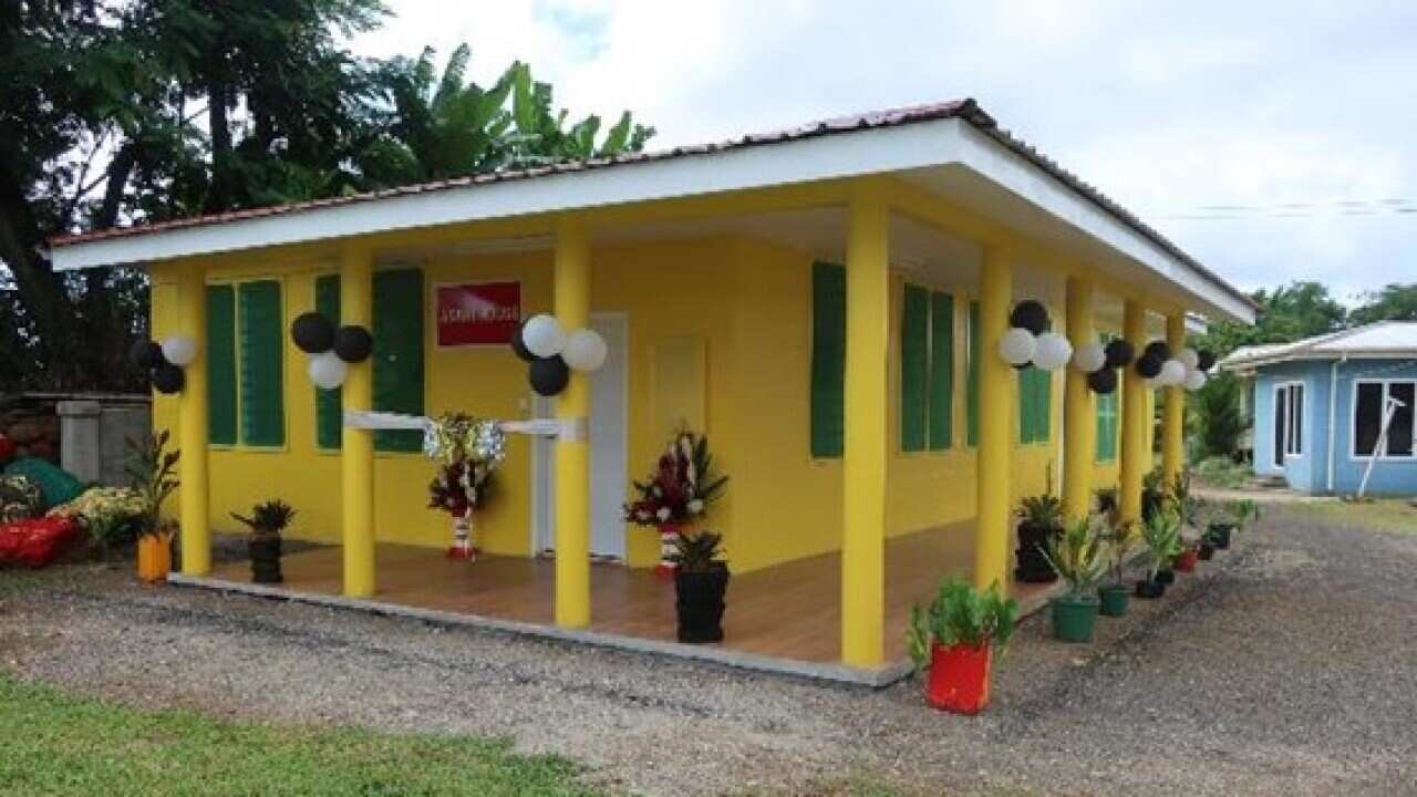 One of the houses funded by Japanese govt for SVSG services