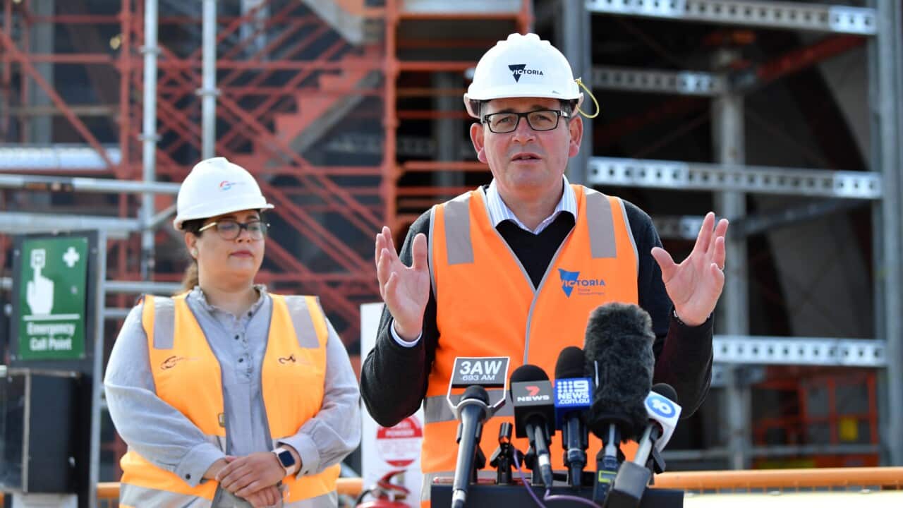Victorian Premier Daniel Andrews speaks to media