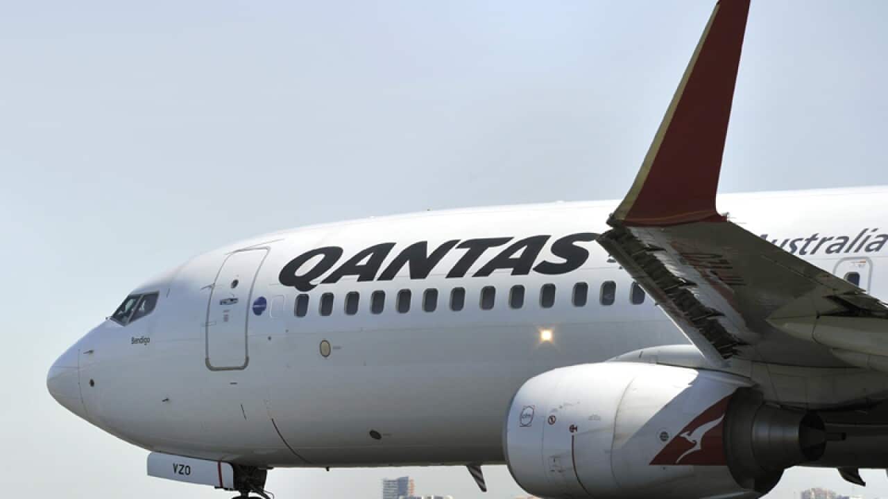 A Qantas aircraft