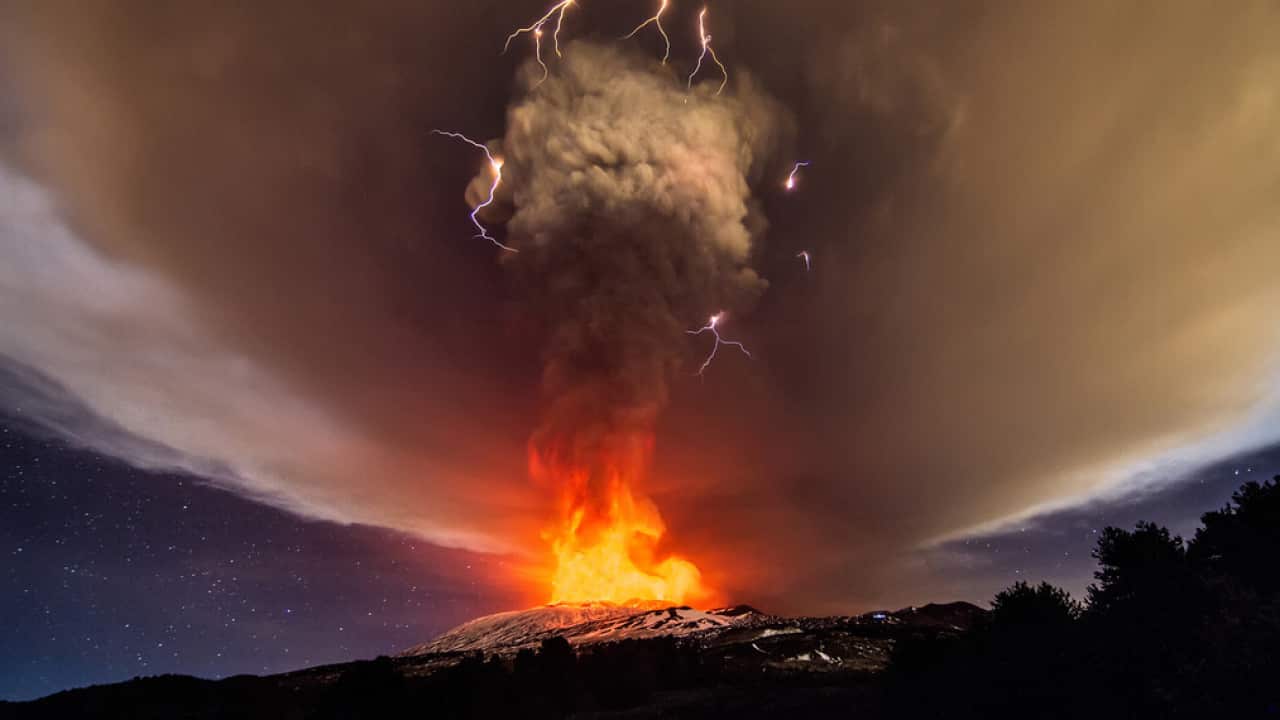 Photographer Marco Restivo captured the eruption