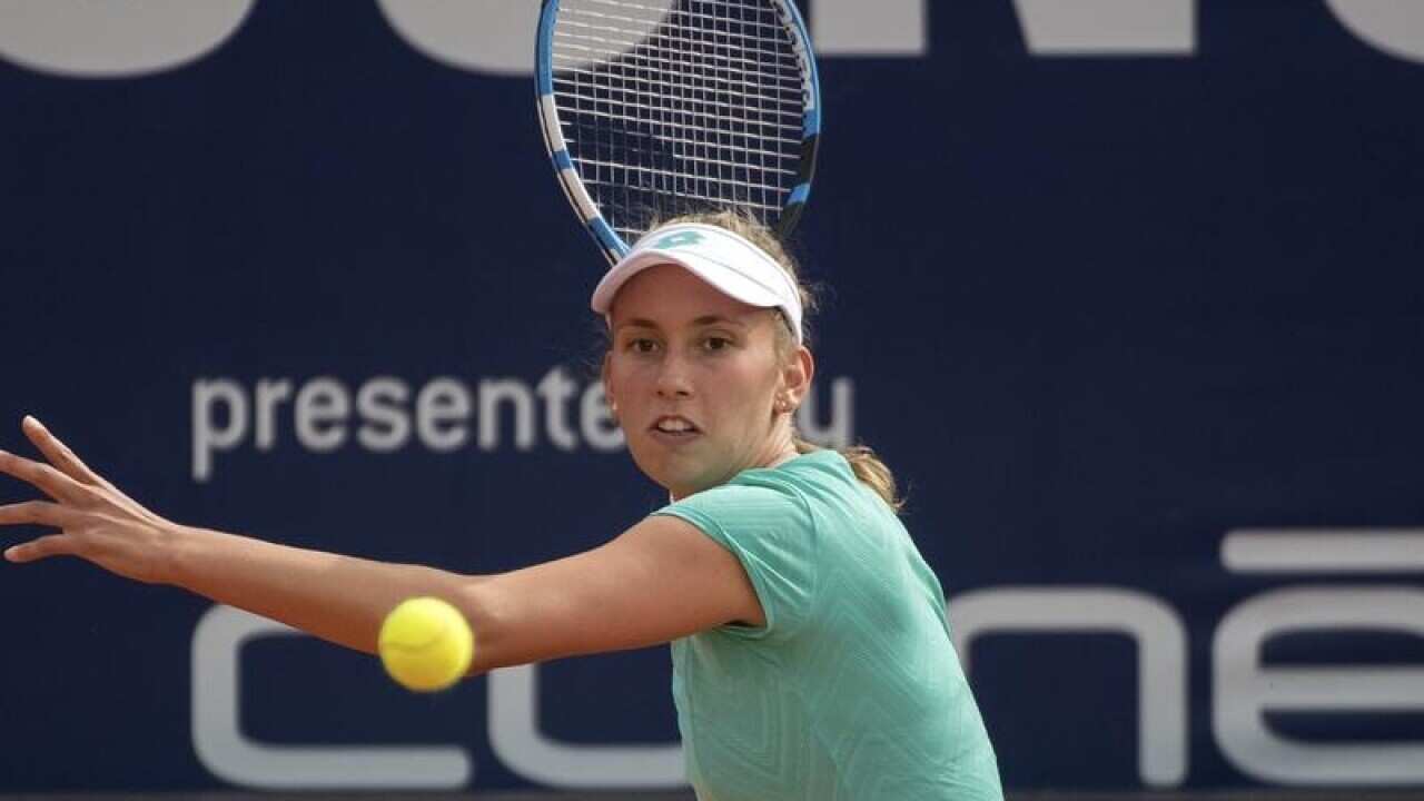 Belbium's Elise Mertens has reached the final in Lugano.