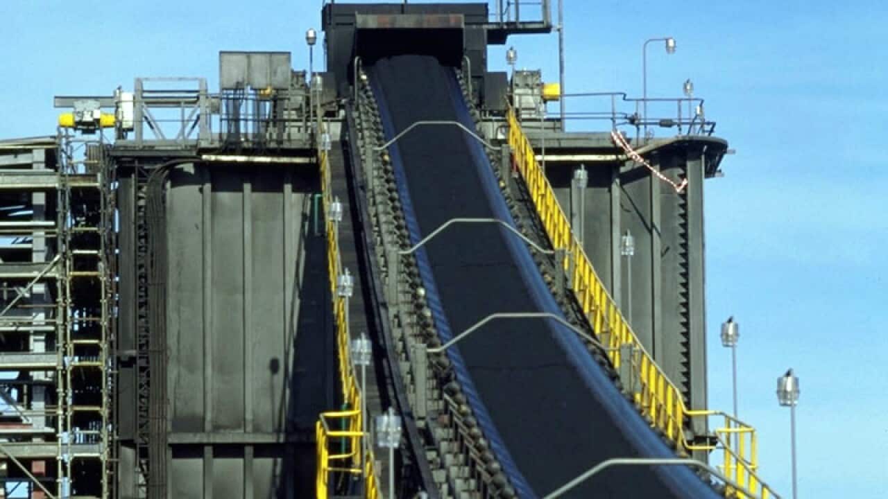 A supplied photo of BHP coal operations in Queensland