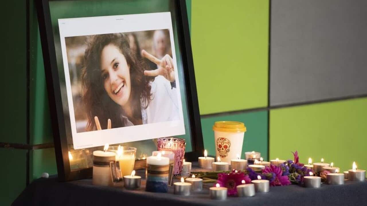 A tribute to student Aiia Maasarwe following her death.